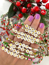Load image into Gallery viewer, Mix Christmas Holiday Stretchy Bracelets: 40 Bracelets