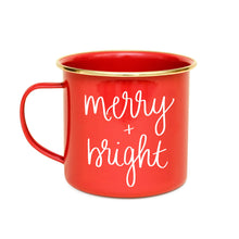 Load image into Gallery viewer, Red Campfire Coffee Mugs -Two Styles - Merry & Bright, Warm-Cozy