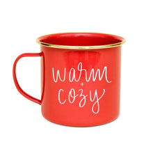 Load image into Gallery viewer, Red Campfire Coffee Mugs -Two Styles - Merry & Bright, Warm-Cozy