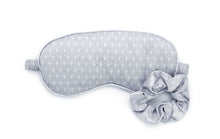 Load image into Gallery viewer, Lemon Lavender Silky Satin Eye Mask & Scrunchie Set