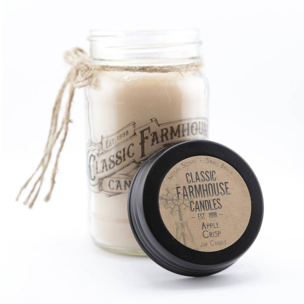 Apple Crisp 14 oz Mason Jar Candle