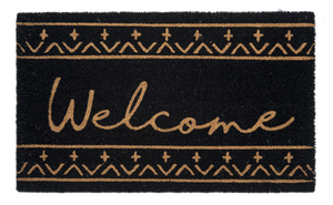 Black Welcome Doormat-CB180483