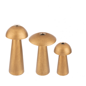 Gold Mushroom Bud Vase small -CB184136