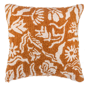 Punch Hook Floral Pillow-CB186004