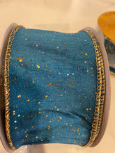Load image into Gallery viewer, Turquoise and Gold Ribbon

