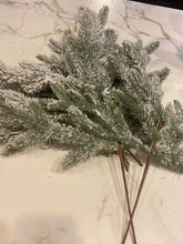 Load image into Gallery viewer, Snowy Green Pine Tree Pick
