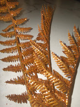 Load image into Gallery viewer, Fall Glitter Fern Spray

