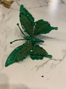 Glitter Butterfly Clip