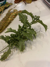Load image into Gallery viewer, Glitter Holly Tree Stem
