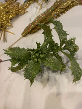 Load image into Gallery viewer, Glitter Holly Tree Stem
