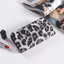 Load image into Gallery viewer, Leopard &amp; Zebra print Faux  Wallet
