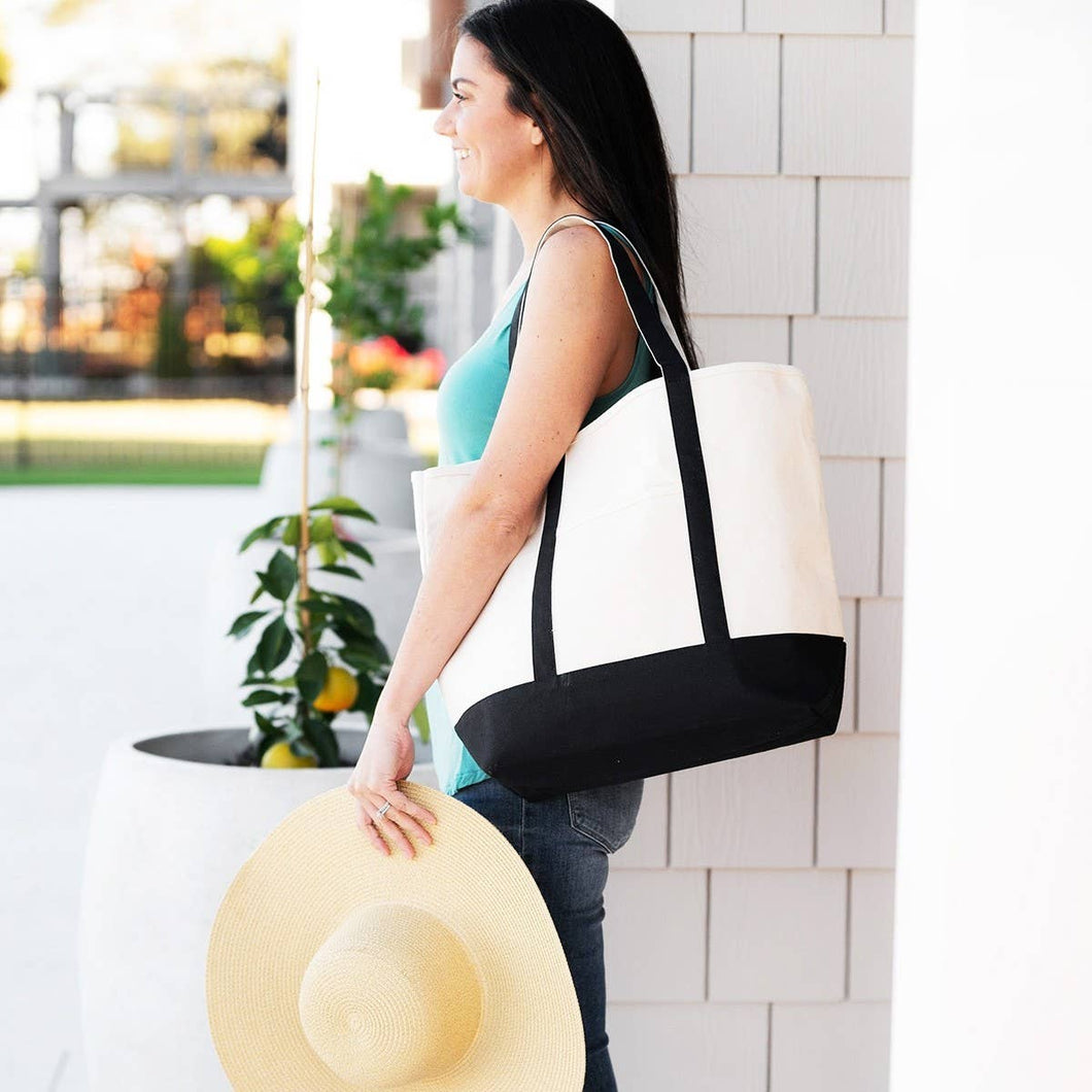 Black & White  Everyday Tote