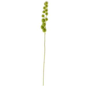 32 Inch Green Flocked Stem 13233A