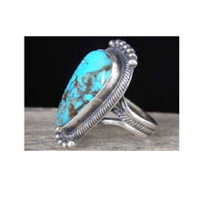 Load image into Gallery viewer, Turquoise  Ring - GoldenLadderInteriors
