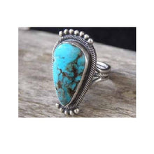 Load image into Gallery viewer, Turquoise  Ring - GoldenLadderInteriors
