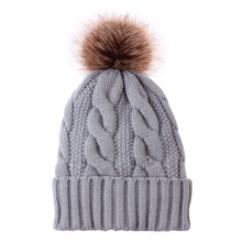 Load image into Gallery viewer, Knit Pom Pom Hat
