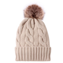 Load image into Gallery viewer, Knit Pom Pom Hat
