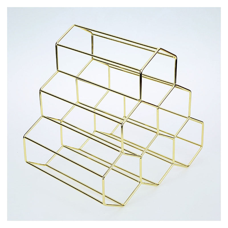 Gold Wine Rack for Wine Collections