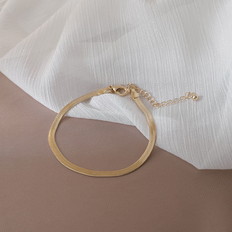 Geometric Snake Skin Bracelet for Stylish Look - GoldenLadderInteriors