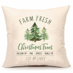 Christmas Themed Polypropylene Throw Pillow