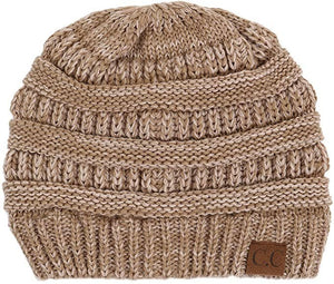 Multicolor Ribbed Beanie