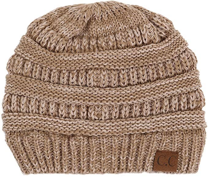 Multicolor Ribbed Beanie