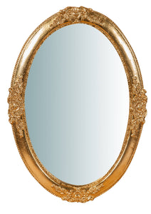 Gold Wooden Wall Mirror