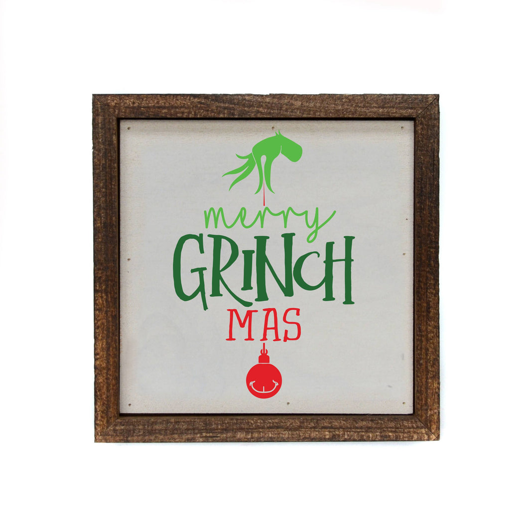 Merry Grinch Mas - Box Sign