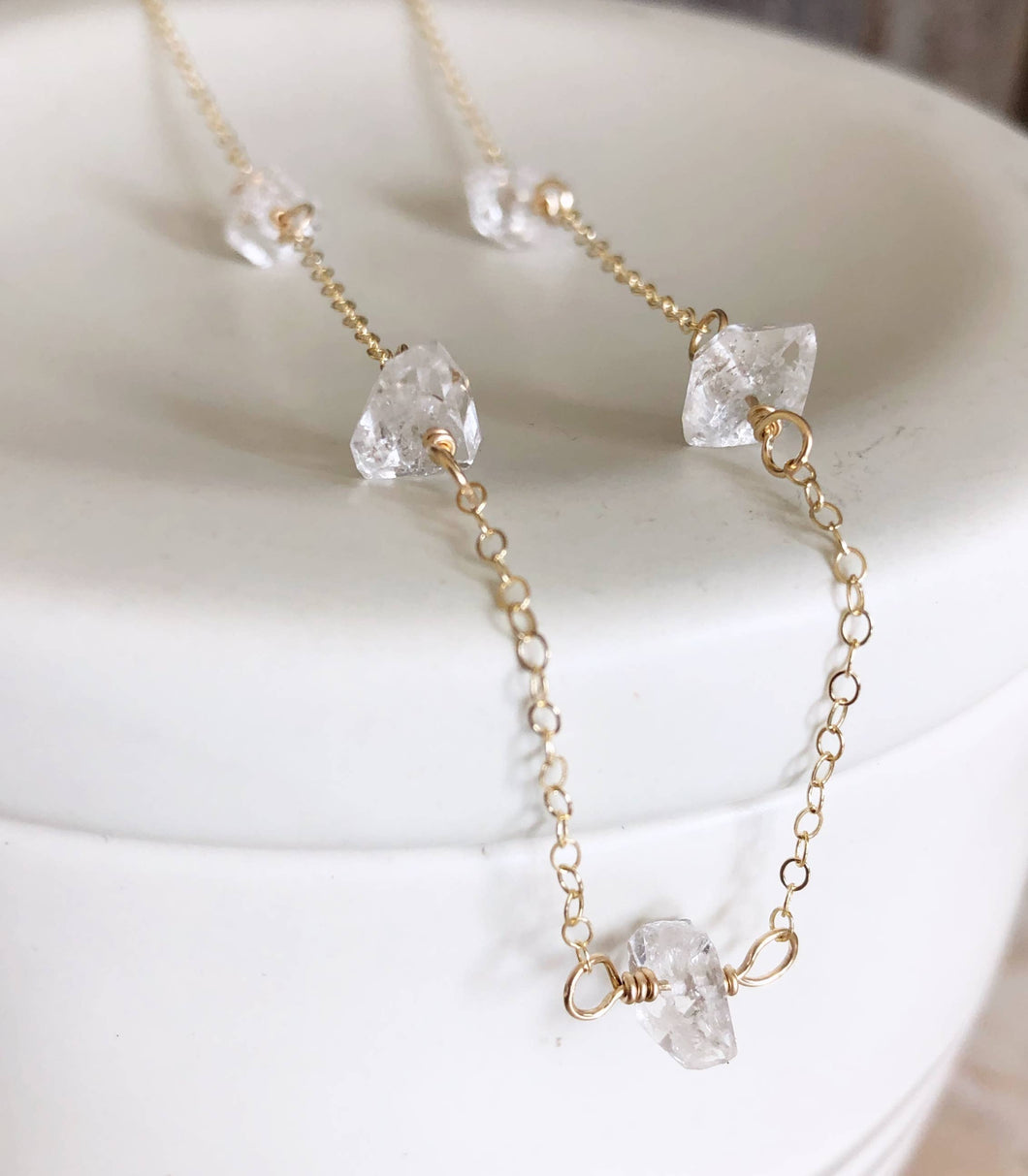 Herkimer Diamond Choker Necklace