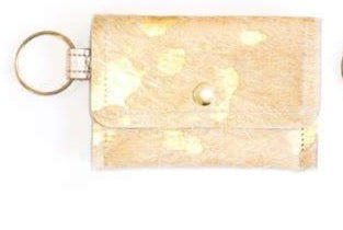 Key Chain Wallet - Gold - GoldenLadderInteriors