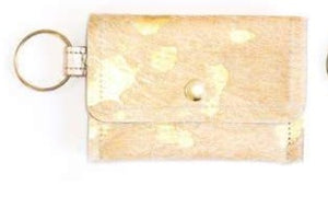 Key Chain Wallet - Gold - GoldenLadderInteriors