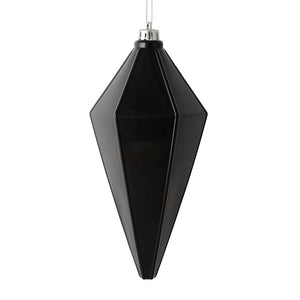 Black Shiny Lantern Ornament