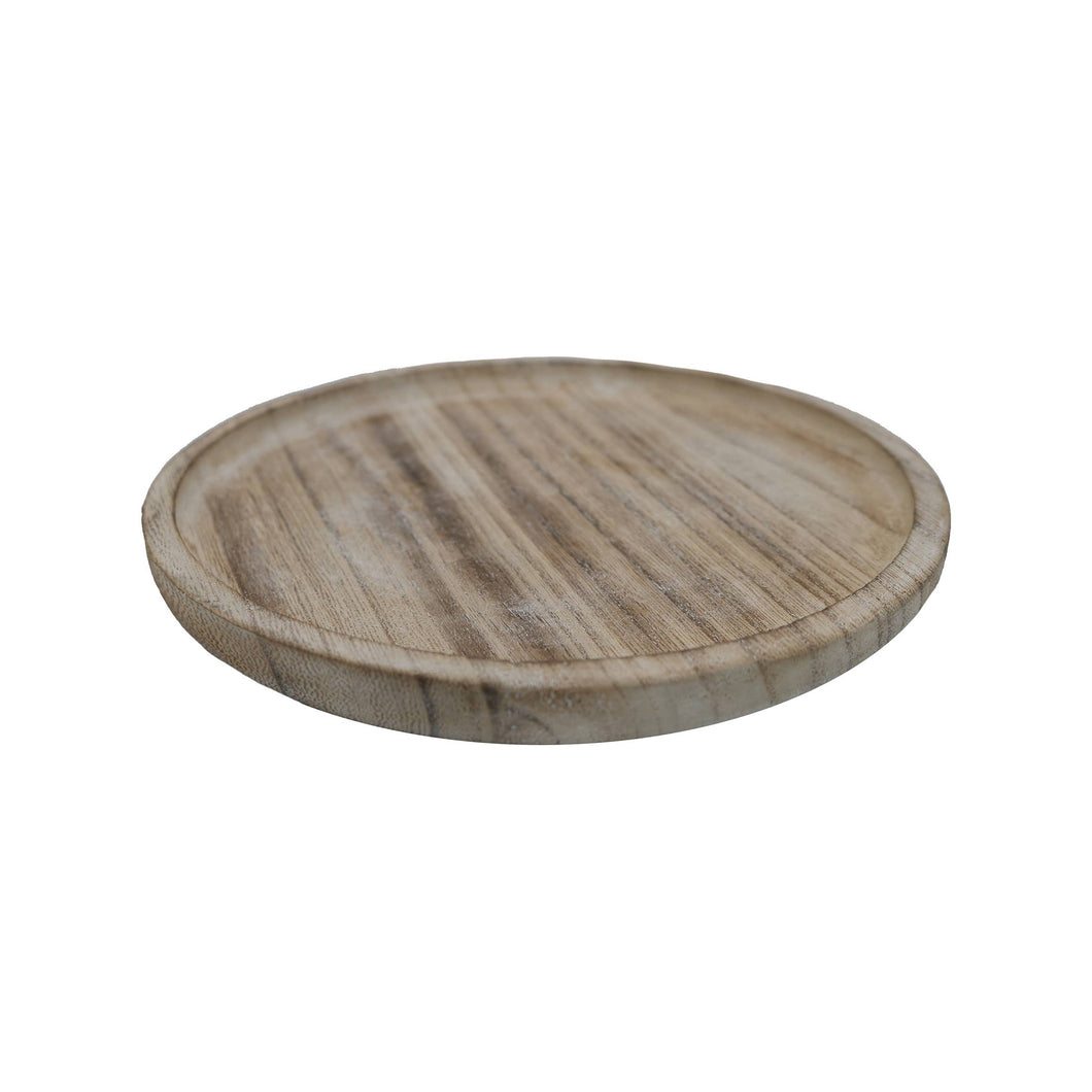 Rustic - Round Wood Tray