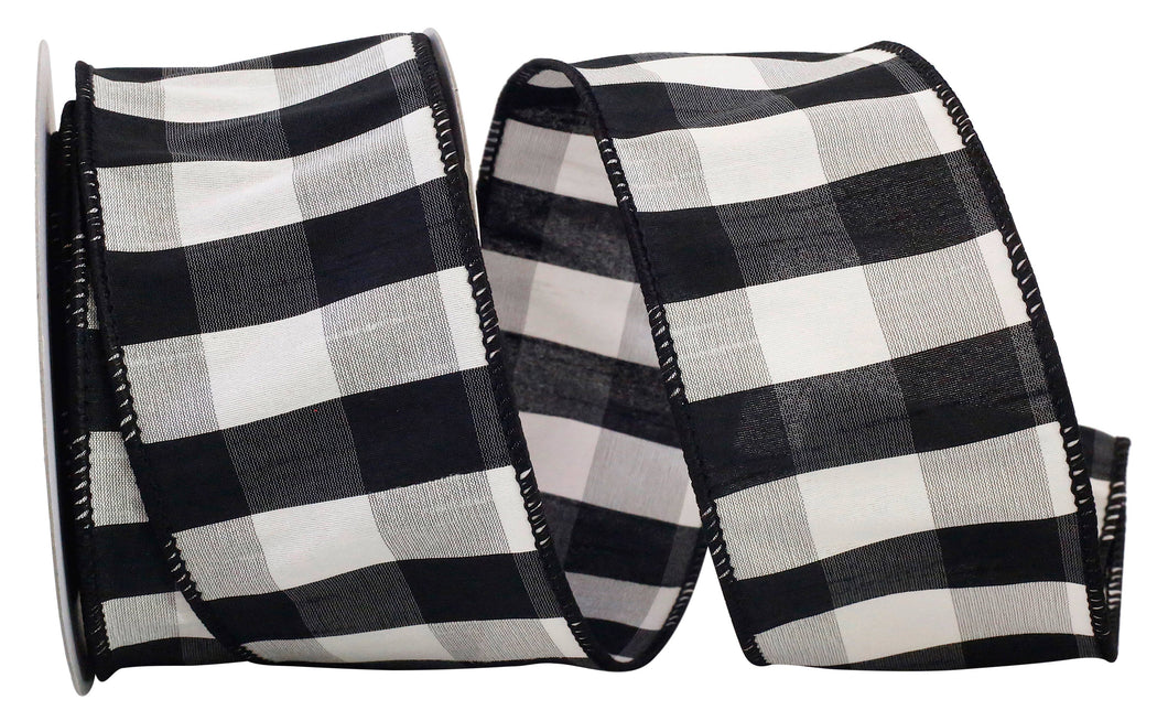 Grand Gingham Check Wired Edge