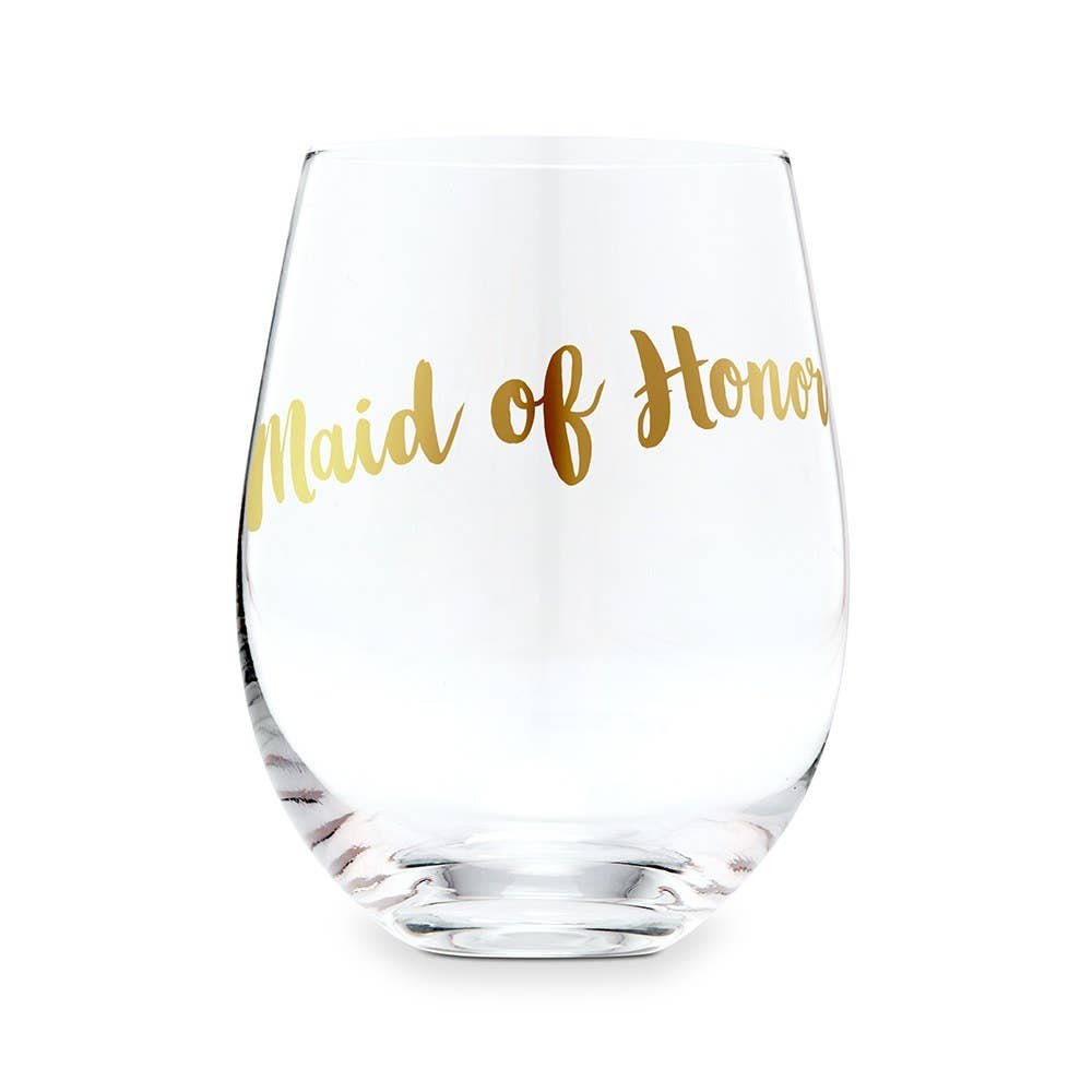 Maid Of Honor-  Wine Glass