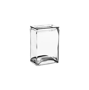 6" Clear Rectangle Vase  03077