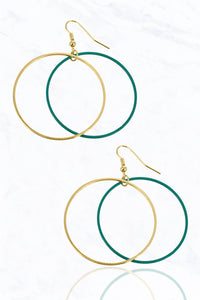 Metal round Hoop Earrings