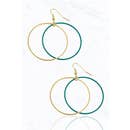 Load image into Gallery viewer, Round Metal Hoop Earrings
