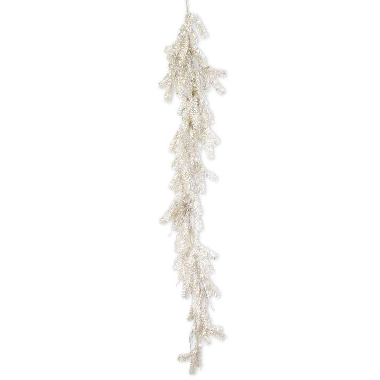 Champagne Tinsel Twig and Pearl Garland - 54249E