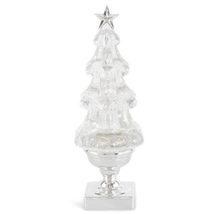 LED Clear Tree W/Water Sparkles