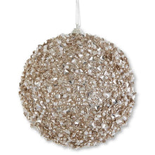 Load image into Gallery viewer, Champagne Sequins &amp; Bead Embellished Ornament
