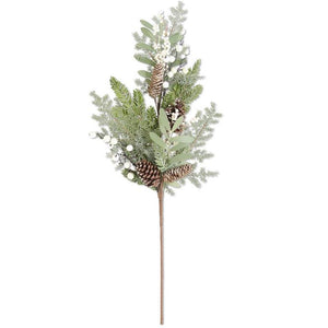 Mixed Pine Branch W/Pinecones