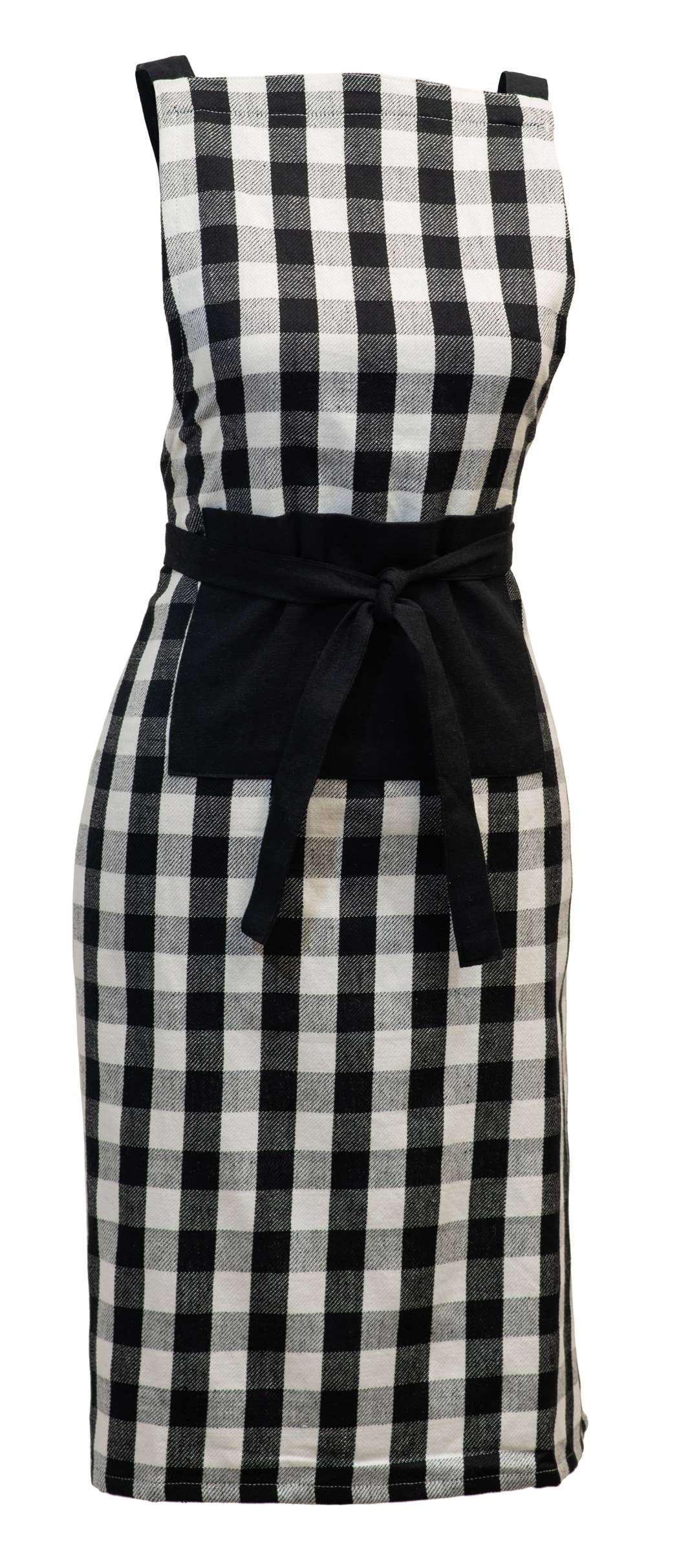 Black Checkered Apron