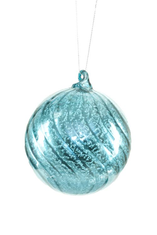 Turquoise Hanging Ball Ornament