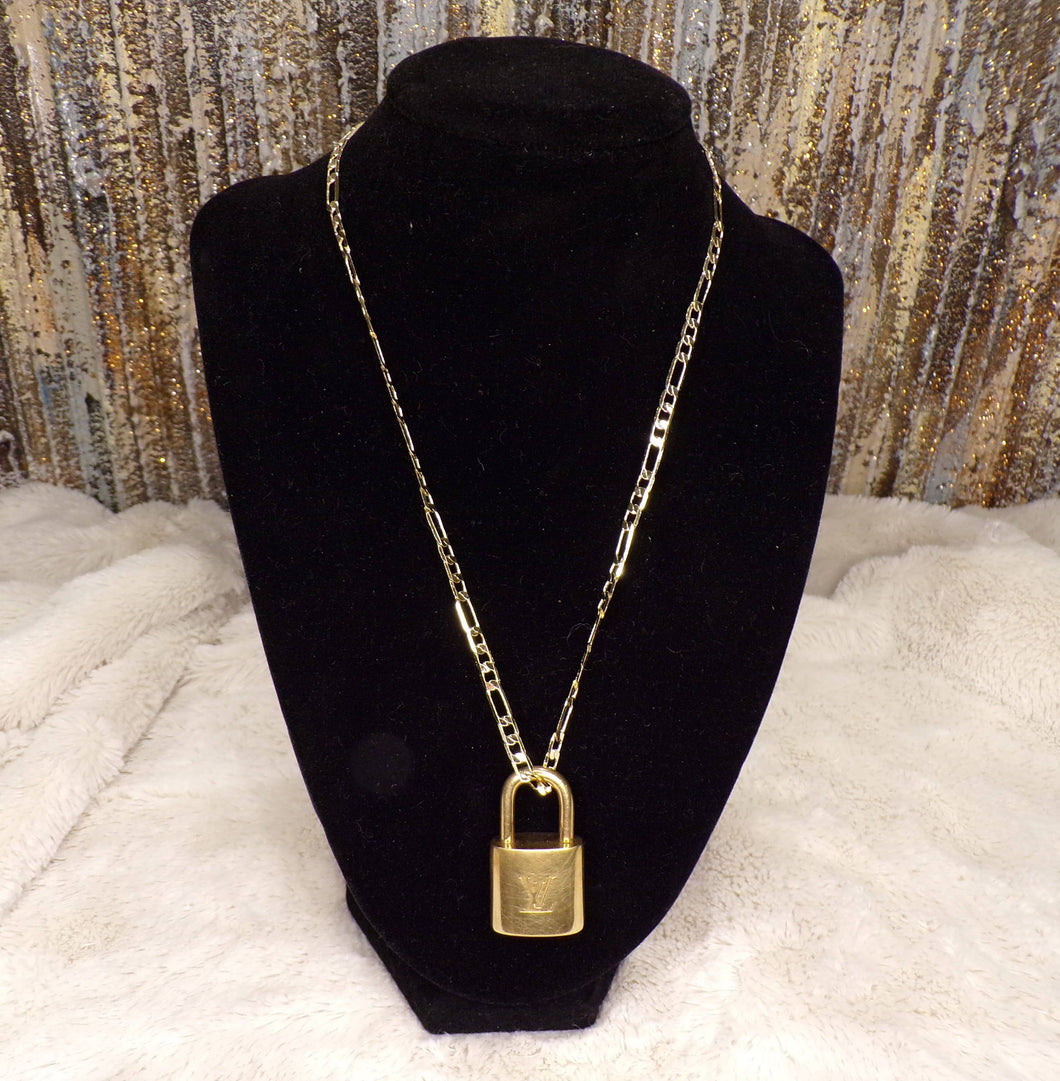 LV Lock Necklace