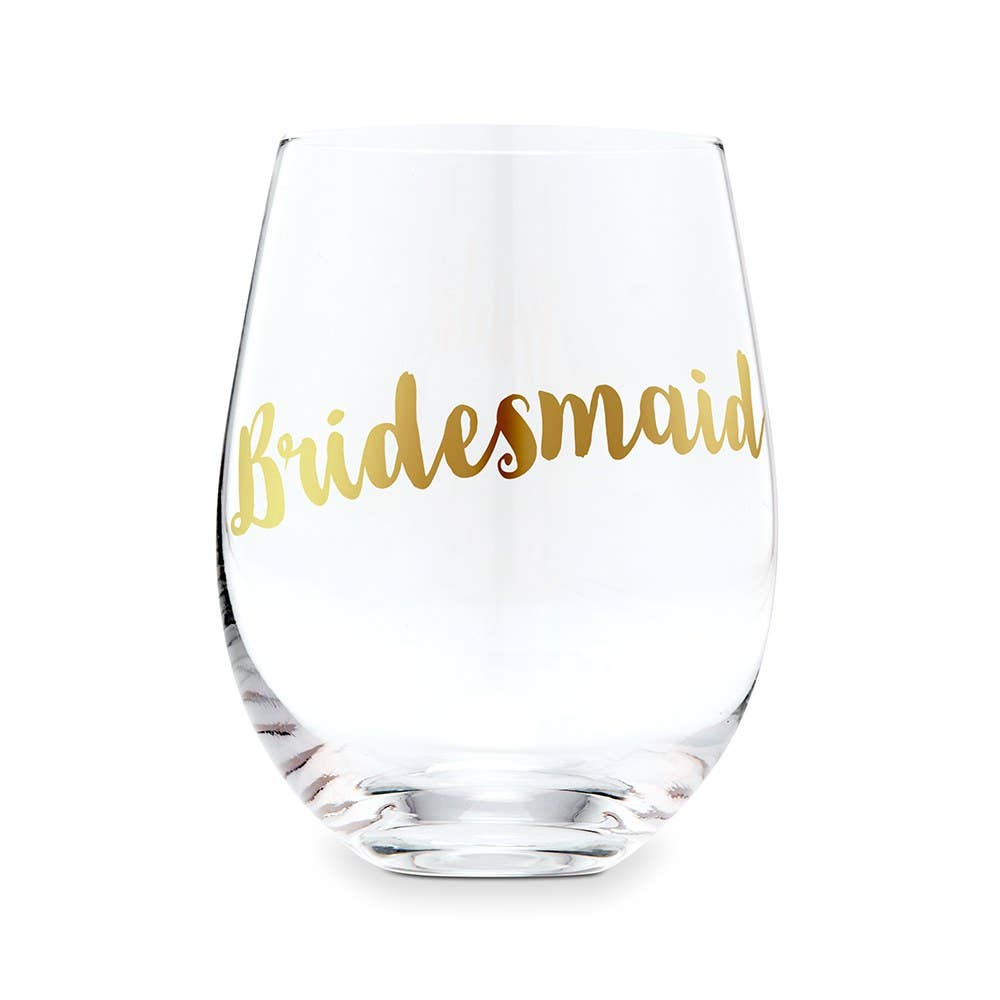 Stemless Wine Glass - Bridal