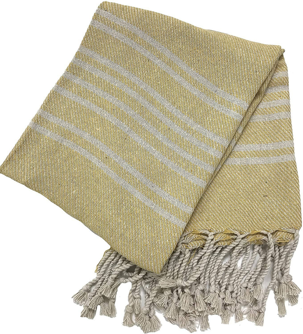 Spura Home 100% Recycled  Cotton Throw Blanket - GoldenLadderInteriors