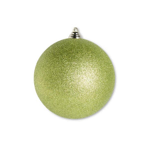 Green Glittered Round Ornament 54103B-GR