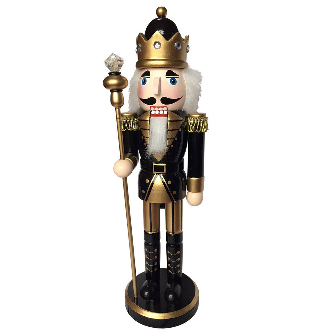 Black and Gold King Nutcracker