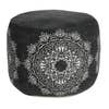 Boho Chic Mandala Medallion Pouf Ottoman